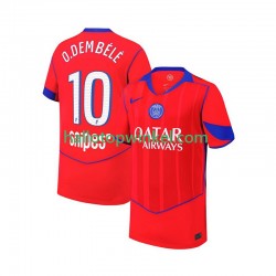 Paris Saint-Germain Voetbalshirt Ousmane Dembele 10 Heren Derde Tenue 2025-2026 Korte Mouw