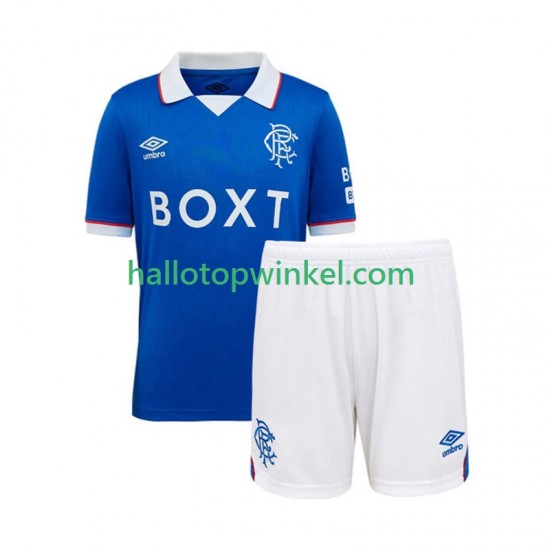Rangers Voetbalshirt Kleuters/Kids Thuis Tenue 2025-2026 Korte Mouw