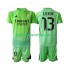 Real Madrid Voetbalshirt Andriy Lunin 13 Doelman Kleuters/Kids Uit Tenue 2025-2026 Korte Mouw