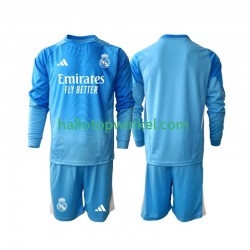 Real Madrid Voetbalshirt Doelman Kleuters/Kids Thuis Tenue 2025-2026 Lange Mouw