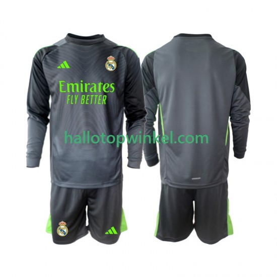 Real Madrid Voetbalshirt Doelman Kleuters/Kids Derde Tenue 2025-2026 Lange Mouw