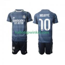 Real Madrid Voetbalshirt Mbappé Kylian 10 Kleuters/Kids Uit Tenue 2025-2026 Korte Mouw