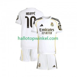 Real Madrid Voetbalshirt Mbappé Kylian 10 Kleuters/Kids Thuis Tenue 2025-2026 Korte Mouw