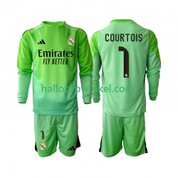 Real Madrid Voetbalshirt Thibaut Courtois 1 Kleuters/Kids Uit Tenue 2025-2026 Lange Mouw