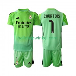 Real Madrid Voetbalshirt Thibaut Courtois 1 Kleuters/Kids Uit Tenue 2025-2026 Korte Mouw