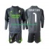 Real Madrid Voetbalshirt Thibaut Courtois 1 Kleuters/Kids Derde Tenue 2025-2026 Lange Mouw