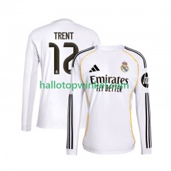 Real Madrid Voetbalshirt Trent Alexander-Arnold 12 Heren Thuis Tenue 2025-2026 Lange Mouw