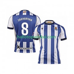 Real Sociedad Voetbalshirt Arsen Zakharyan 8 Heren Thuis Tenue 2025-2026 Korte Mouw
