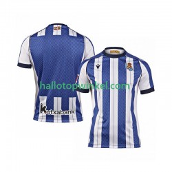 Real Sociedad Voetbalshirt Heren Thuis Tenue 2025-2026 Korte Mouw