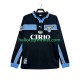 SS Lazio Voetbalshirt 1998 Retro Heren Uit Tenue 1999 Lange Mouw
