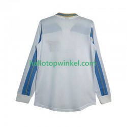 SS Lazio Voetbalshirt 2000 Retro Heren Uit Tenue 1999 Lange Mouw