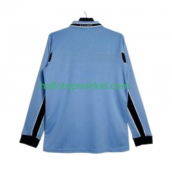 SS Lazio Voetbalshirt 1998 Retro Heren Thuis Tenue 1999 Lange Mouw
