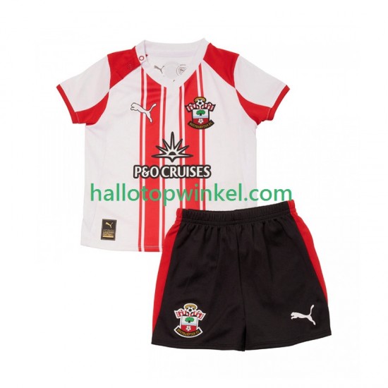 Southampton Voetbalshirt Kleuters/Kids Thuis Tenue 2025-2026 Korte Mouw
