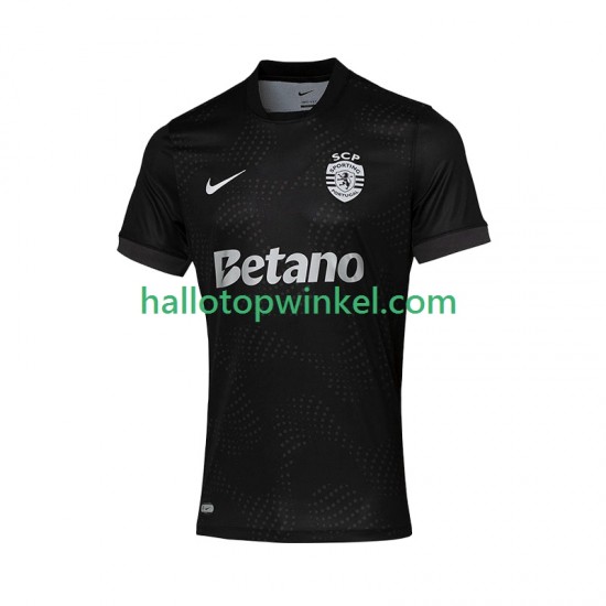 Sporting CP Voetbalshirt Heren Uit Tenue 2025-2026 Korte Mouw