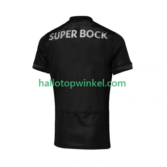 Sporting CP Voetbalshirt Heren Uit Tenue 2025-2026 Korte Mouw