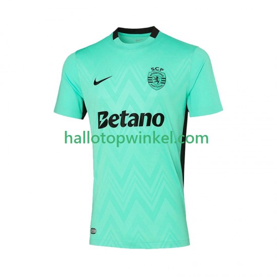 Sporting CP Voetbalshirt Heren Derde Tenue 2025-2026 Korte Mouw
