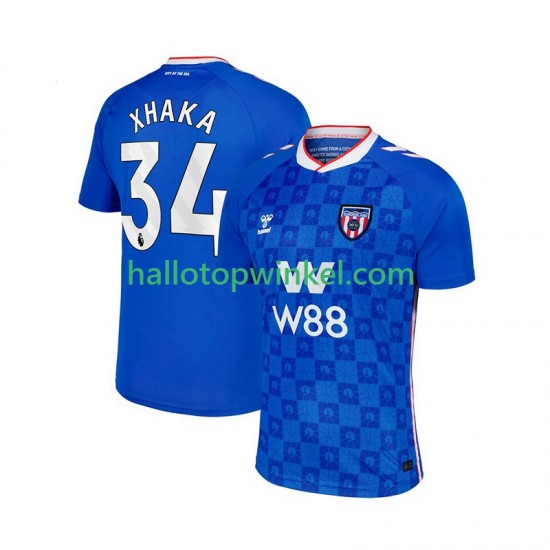 Voetbalshirt Sunderland Granit Xhaka 34 Heren Uit Tenue 2025-2026 Korte Mouw