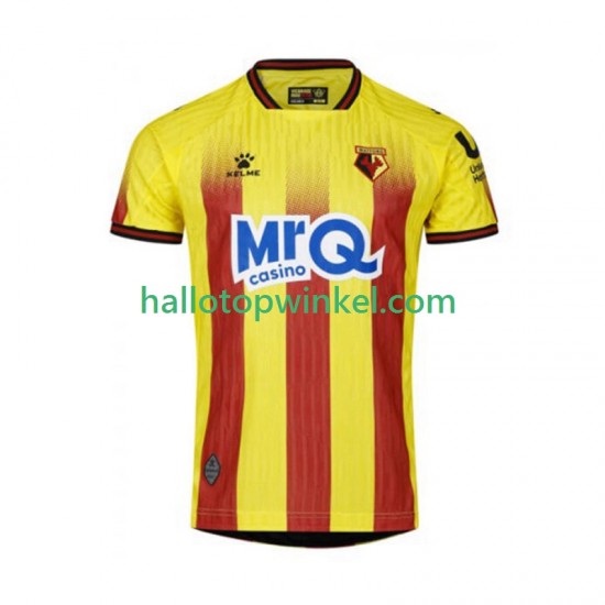 Watford Voetbalshirt Heren Thuis Tenue 2025-2026 Korte Mouw