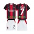 AC Milan Voetbalshirt Gimenez 7 Kleuters/Kids Thuis Tenue 2026-2027 Korte Mouw