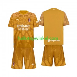 AC Milan Voetbalshirt Doelman Kleuters/Kids Thuis Tenue 2026-2027 Korte Mouw