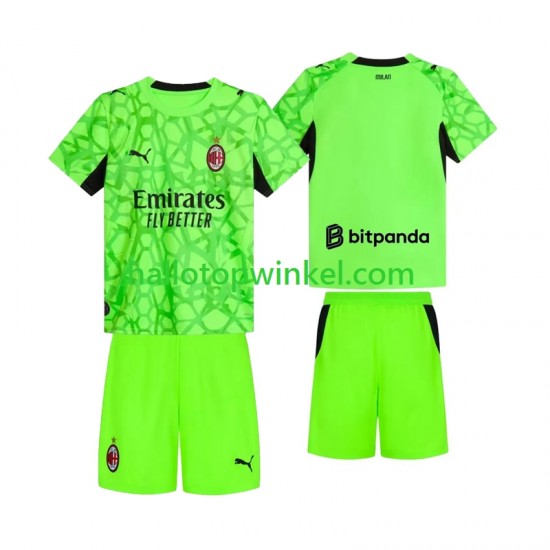 AC Milan Voetbalshirt Doelman Kleuters/Kids Derde Tenue 2026-2027 Korte Mouw