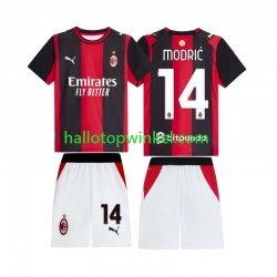 AC Milan Voetbalshirt Modrić Luka 14 Kleuters/Kids Thuis Tenue 2026-2027 Korte Mouw