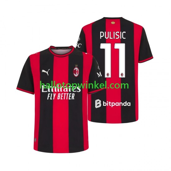 AC Milan Voetbalshirt Pulisic 11 Heren Thuis Tenue 2026-2027 Korte Mouw