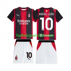 AC Milan Voetbalshirt Rafael Leao 10 Kleuters/Kids Thuis Tenue 2026-2027 Korte Mouw
