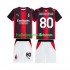 AC Milan Voetbalshirt Ronaldinho 80 Kleuters/Kids Thuis Tenue 2026-2027 Korte Mouw