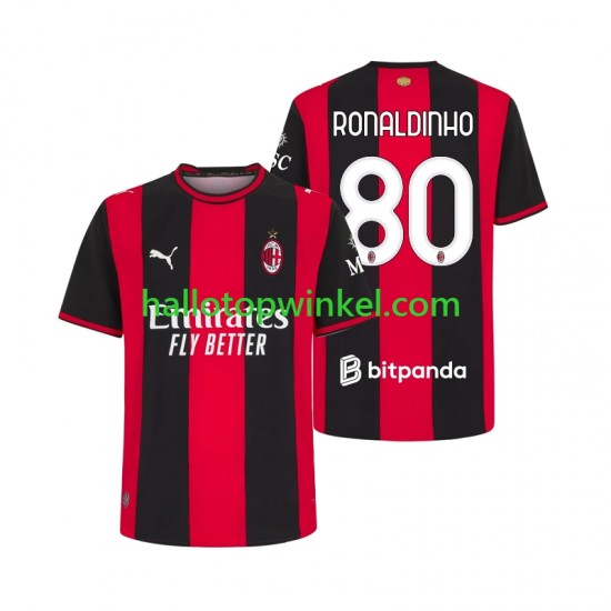 AC Milan Voetbalshirt Ronaldinho 80 Heren Thuis Tenue 2026-2027 Korte Mouw
