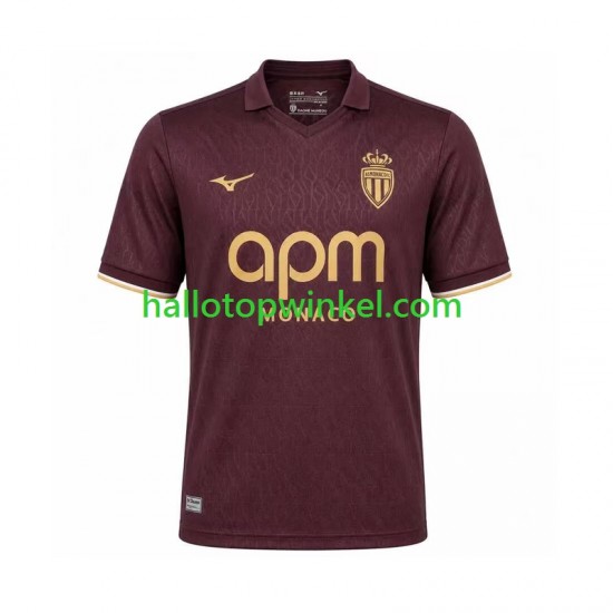 AS Monaco Voetbalshirt Heren Uit Tenue 2026-2027 Korte Mouw