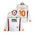 AS Roma Voetbalshirt Totti 10 2000 Retro Heren Uit Tenue 1999 Lange Mouw