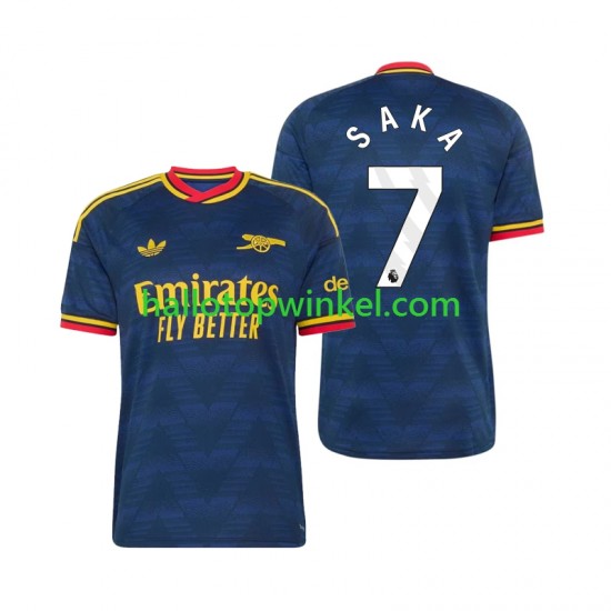 Arsenal Voetbalshirt Bukayo Saka 7 Heren Uit Tenue 2026-2027 Korte Mouw