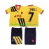 Arsenal Voetbalshirt CAMPBELL 7 1993 Retro Kleuters/Kids Uit Tenue 1994 Korte Mouw