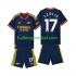 Arsenal Voetbalshirt Christos Tzolis 17 Kleuters/Kids Uit Tenue 2026-2027 Korte Mouw