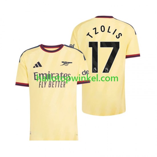 Arsenal Voetbalshirt Christos Tzolis 17 Heren Derde Tenue 2026-2027 Korte Mouw