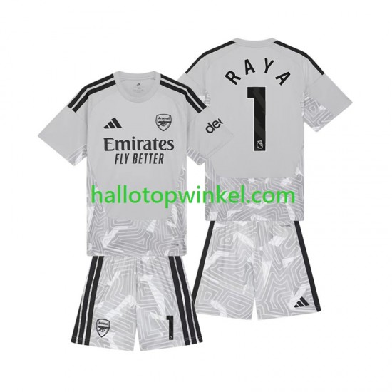 Arsenal Voetbalshirt David Raya 1 Doelman Kleuters/Kids Thuis Tenue 2026-2027 Korte Mouw
