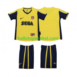Arsenal Voetbalshirt 2000 2001 Retro Kleuters/Kids Uit Tenue Korte Mouw