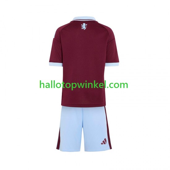 Aston Villa Voetbalshirt Kleuters/Kids Thuis Tenue 2026-2027 Korte Mouw