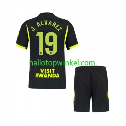 Atlético Madrid Voetbalshirt Julian Alvarez 19 Kleuters/Kids Uit Tenue 2026-2027 Korte Mouw