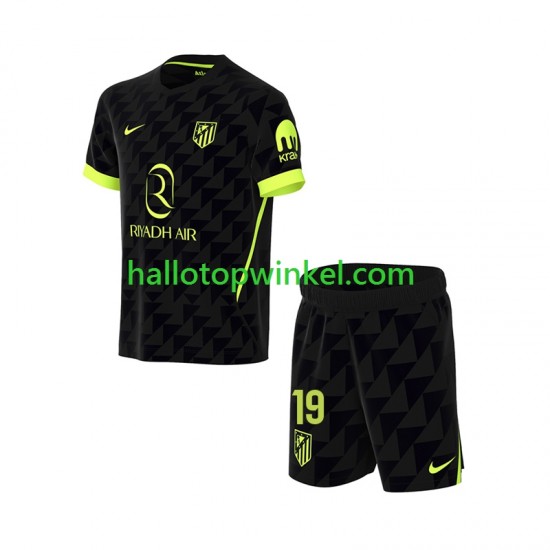 Atlético Madrid Voetbalshirt Julian Alvarez 19 Kleuters/Kids Uit Tenue 2026-2027 Korte Mouw