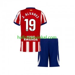 Atlético Madrid Voetbalshirt Julian Alvarez 19 Kleuters/Kids Thuis Tenue 2026-2027 Korte Mouw