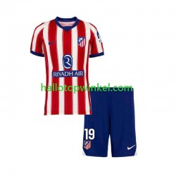 Atlético Madrid Voetbalshirt Julian Alvarez 19 Kleuters/Kids Thuis Tenue 2026-2027 Korte Mouw