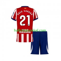 Atlético Madrid Voetbalshirt Obed Vargas 21 Kleuters/Kids Thuis Tenue 2026-2027 Korte Mouw