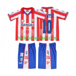 Atlético Madrid Voetbalshirt PANTIC 10 1996 1997 Retro Kleuters/Kids Thuis Tenue Korte Mouw