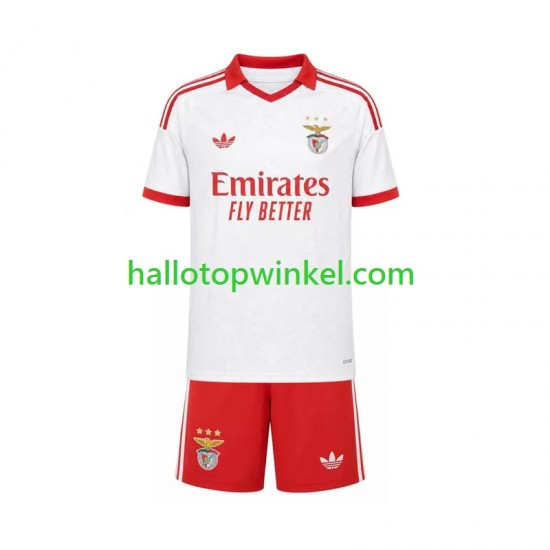 Benfica Voetbalshirt Kleuters/Kids Uit Tenue 2026-2027 Korte Mouw