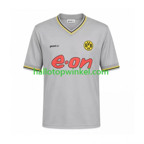 Borussia Dortmund Voetbalshirt 2002 Retro Heren Uit Tenue Korte Mouw