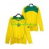 Brazilië Voetbalshirt Retro Heren Thuis Tenue 2004 Lange Mouw