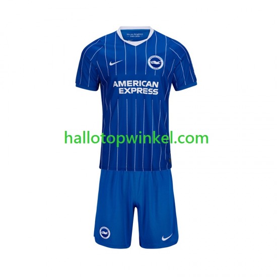 Brighton & Hove Albion Voetbalshirt Kleuters/Kids Thuis Tenue 2026-2027 Korte Mouw