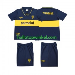 CA Boca Juniors Voetbalshirt 1993 1995 Retro Kleuters/Kids Thuis Tenue Korte Mouw